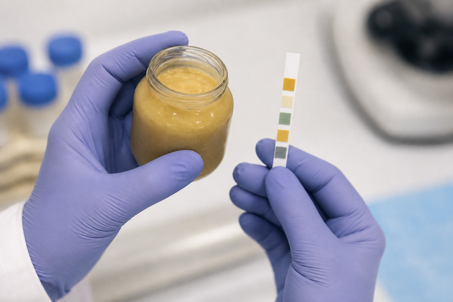 Lab testing of organic baby food brands for heavy metal content